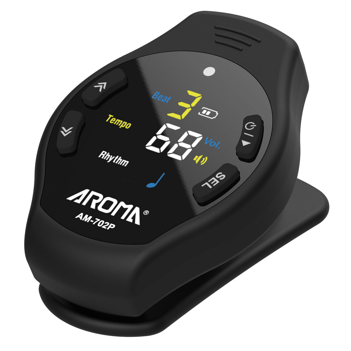 Aroma Clip-On Rechargeable Digital Metronome [AM-702P]