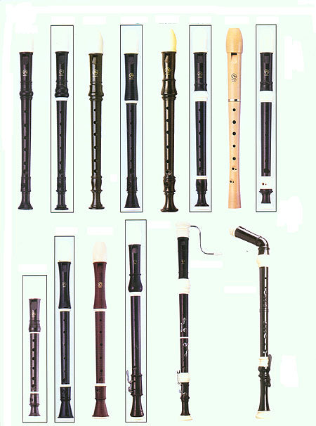 SOPRANO RECORDER 2 PCE ABS RESIN IVORY W/BAG