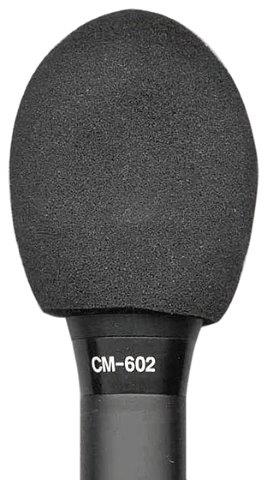 MIC WINDSHIELD NORMAL BLACK