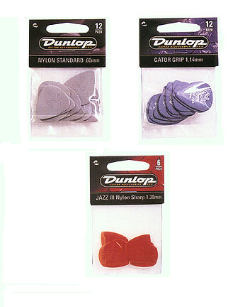 PICK PLAYER PACK BLACK STIFFO NYLON Q/P06