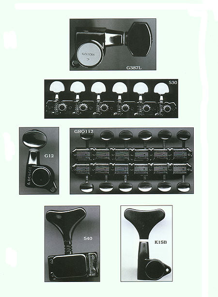 MACHINE HEADS 6-IN-LINE 12 STR NICKEL