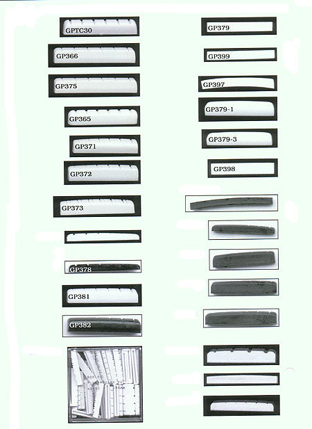 FINGERBOARD NUT 44 X 8MM STRAT BEHIND FB STYLE B