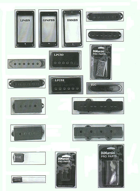 PICKUP COVER SINGLE COIL BLACK