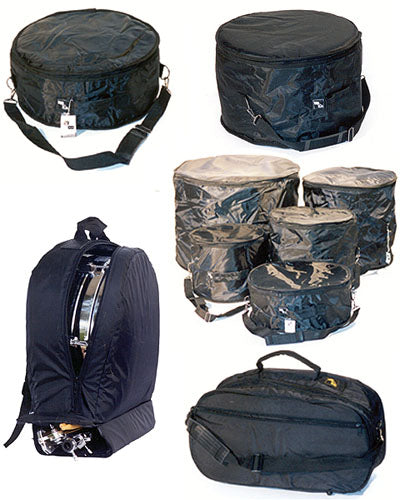 SNARE DRUM GIG BAG COMBO KIT BLACK