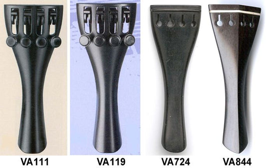 4/4 SIZE VIOLIN TAILPIECE BLACK PLASTIC