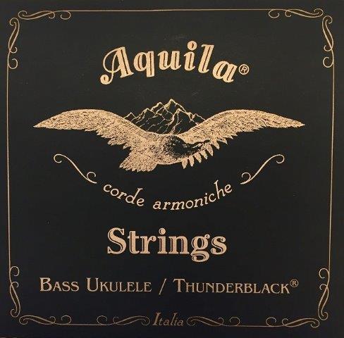 Aquila ThunderBlack 4-String Bass Uke String Set (18 - 21" Scale)