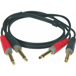 002 MTR TWINCABLE BLACK 2 X JACK MONO-2X JACK MO