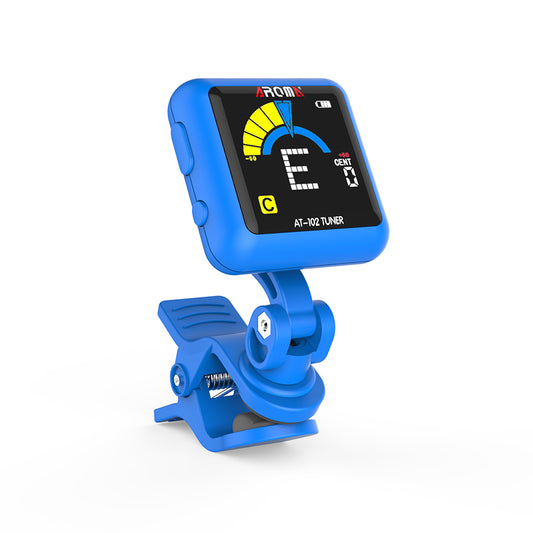 Aroma Rechargeable Chromatic Clip-on Tuner Blue [AT102BL]