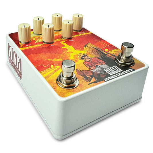 Kink Atomic Spaghetti Overdrive Tremolo pedal based on the Zen Drive