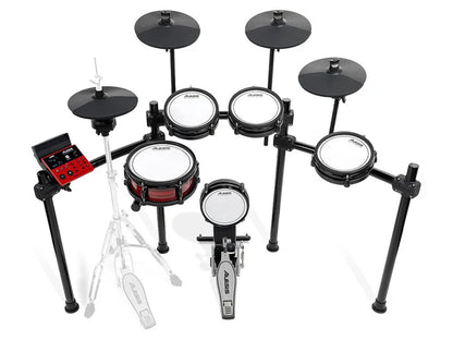 9-piece E-kit with stand Hi-hat and booth