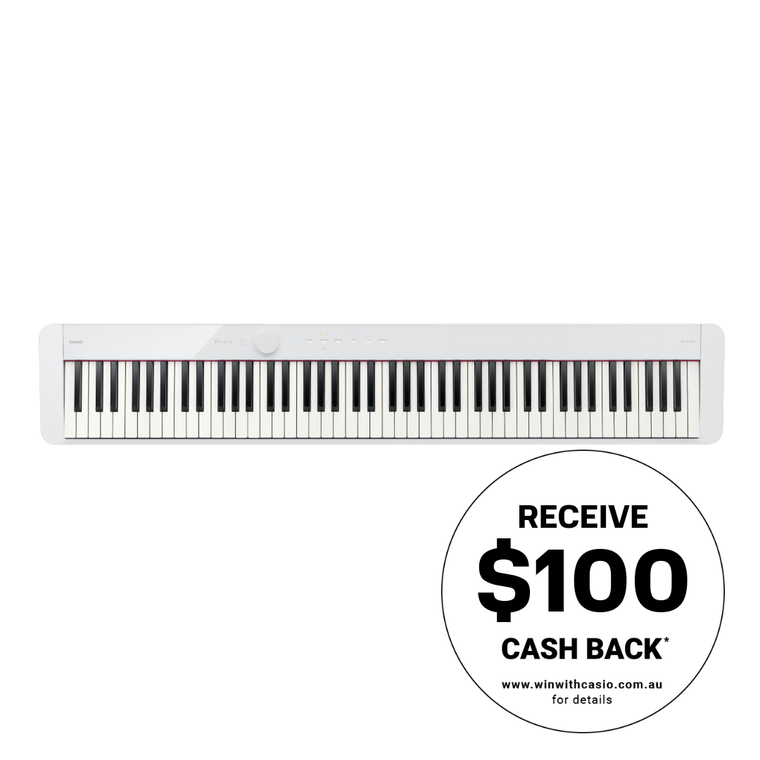 Casio Privia PX-S1100 88-Key Slim Digital Piano – White