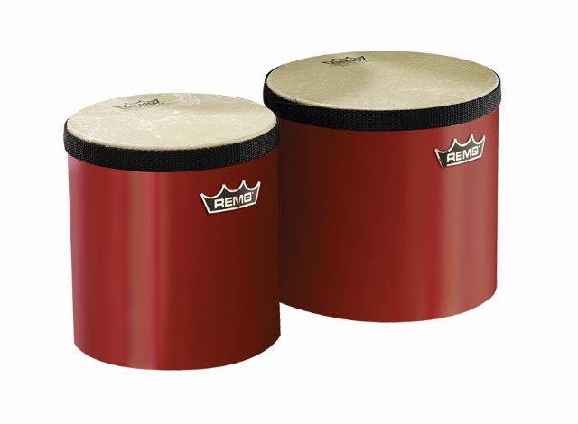 06 & 07 INCH BONGOS W/PRE-TUNED HEADS DEEP RED