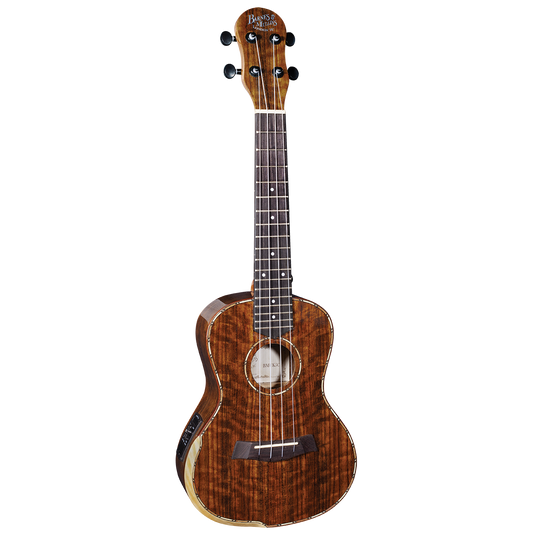 Barnes & Mullins BMUK5CE Concert Walnut Ukulele with Pickup