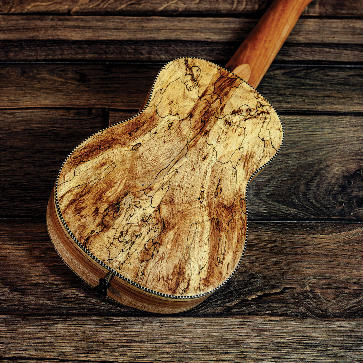 Barnes & Mullins Soprano Spalt Maple Ukulele [BMUK9S]