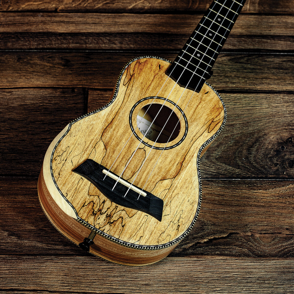 Barnes Mullins BMUK9S Soprano Ukulele | Spalted Maple
