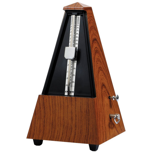 TRADITIONAL STYLE METRONOME - LIGHT TEAK FINISH