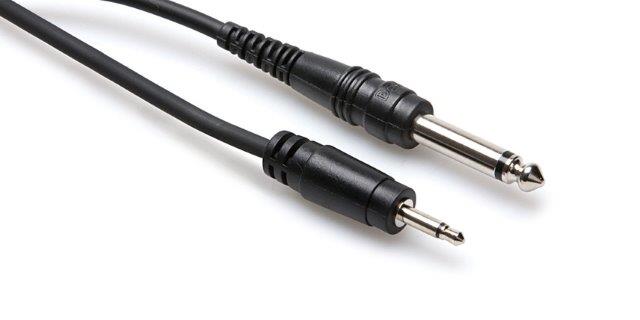 10 FT CABLE MONO 3.5MM MALE TO MONO 1/4 INCH