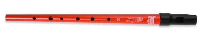 D TIN WHISTLE W/PLASTIC MOUTHPIECE GREEN