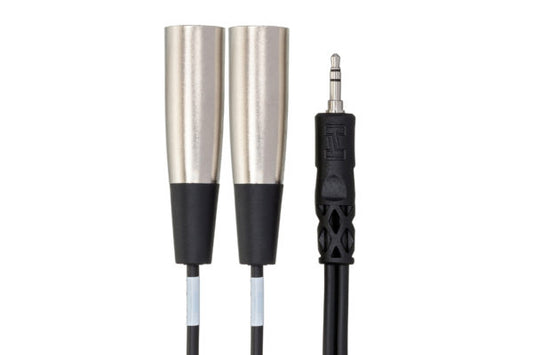 HOSA 3.5mm TRS To Dual XLR Stereo Breakout Adapter Cable | CYX403M