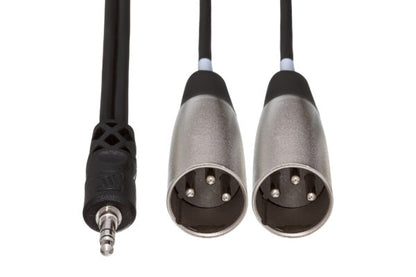 HOSA 3.5mm TRS To Dual XLR Stereo Breakout Adapter Cable | CYX403M