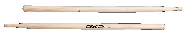 DXP DRUM STICKS HICKORY 5A