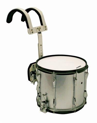 14 X 12 INCH MARCHING SNARE DRUM MET SILVER