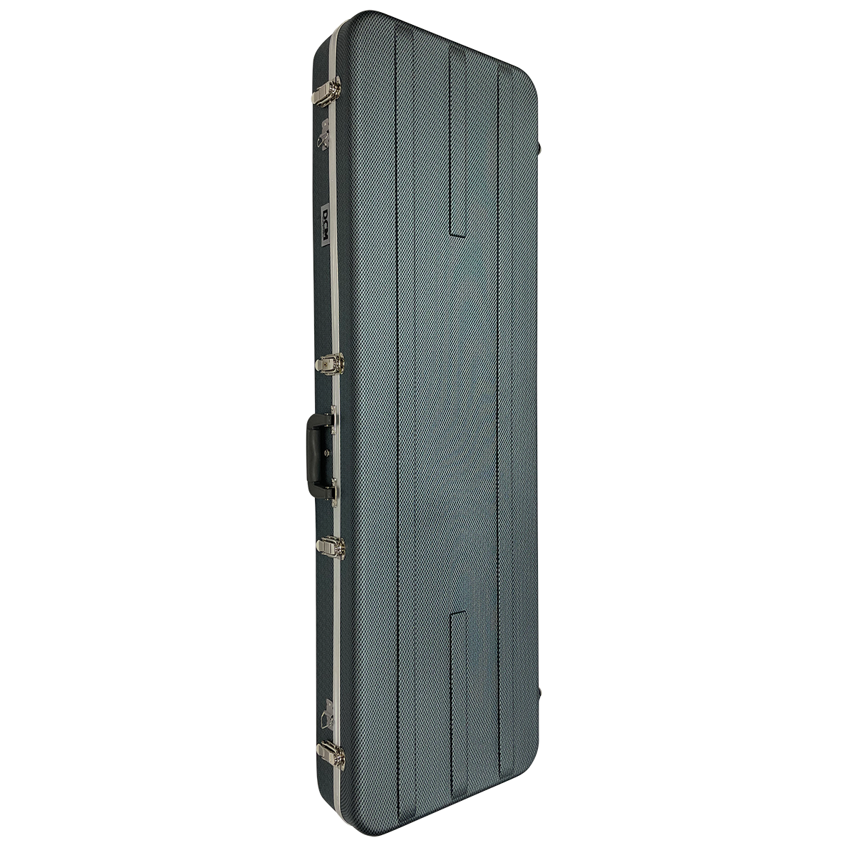 DCM BC2C ABS / Fibre Deluxe Electric Bass Case Dark Silver Lining