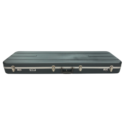 DCM BC2C ABS / Fibre Deluxe Electric Bass Case Dark Silver Lining