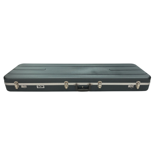 DCM BC2C ABS / Fibre Deluxe Electric Bass Case Dark Silver Lining