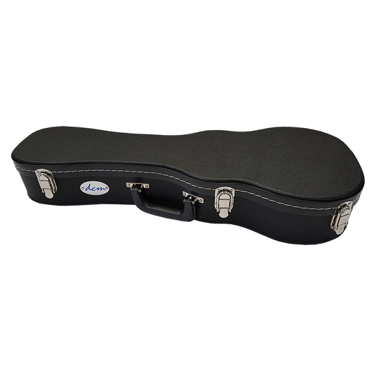 DCM BKW-B Baritone Uke Wood Case Black