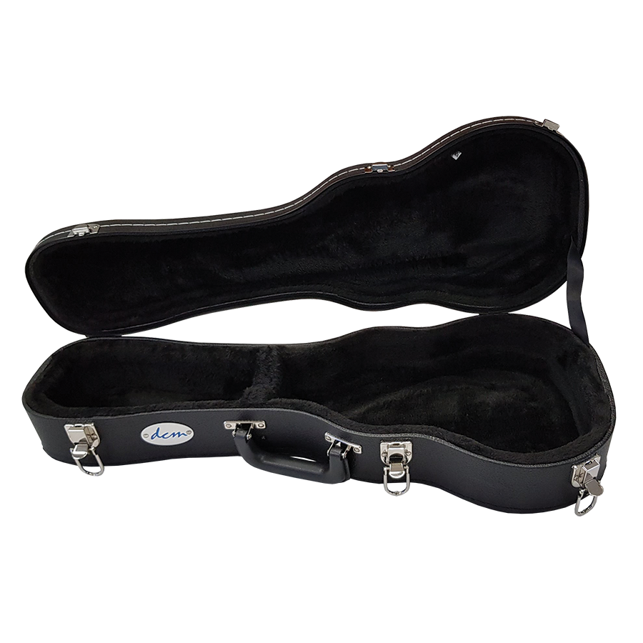 DCM BKW-B Baritone Uke Wood Case Black