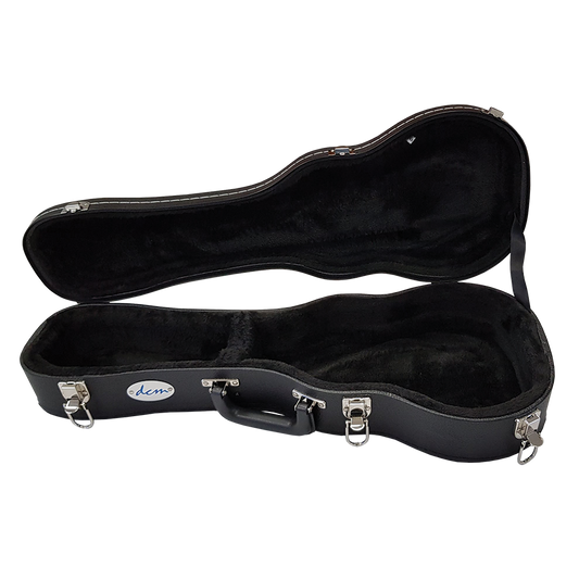 DCM BKW-B Baritone Uke Wood Case Black