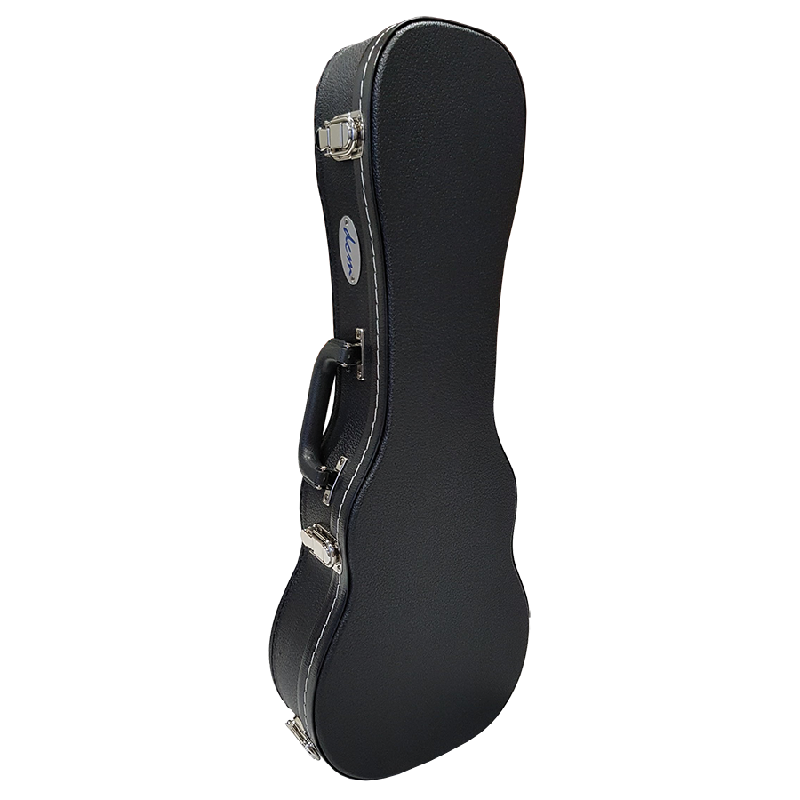 DCM BKW-S  Soprano Uke Wood Case Black