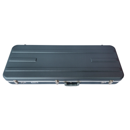 DCM EC2C ABS / Fibre Deluxe Electric Guitar Case Dark Silver Lining