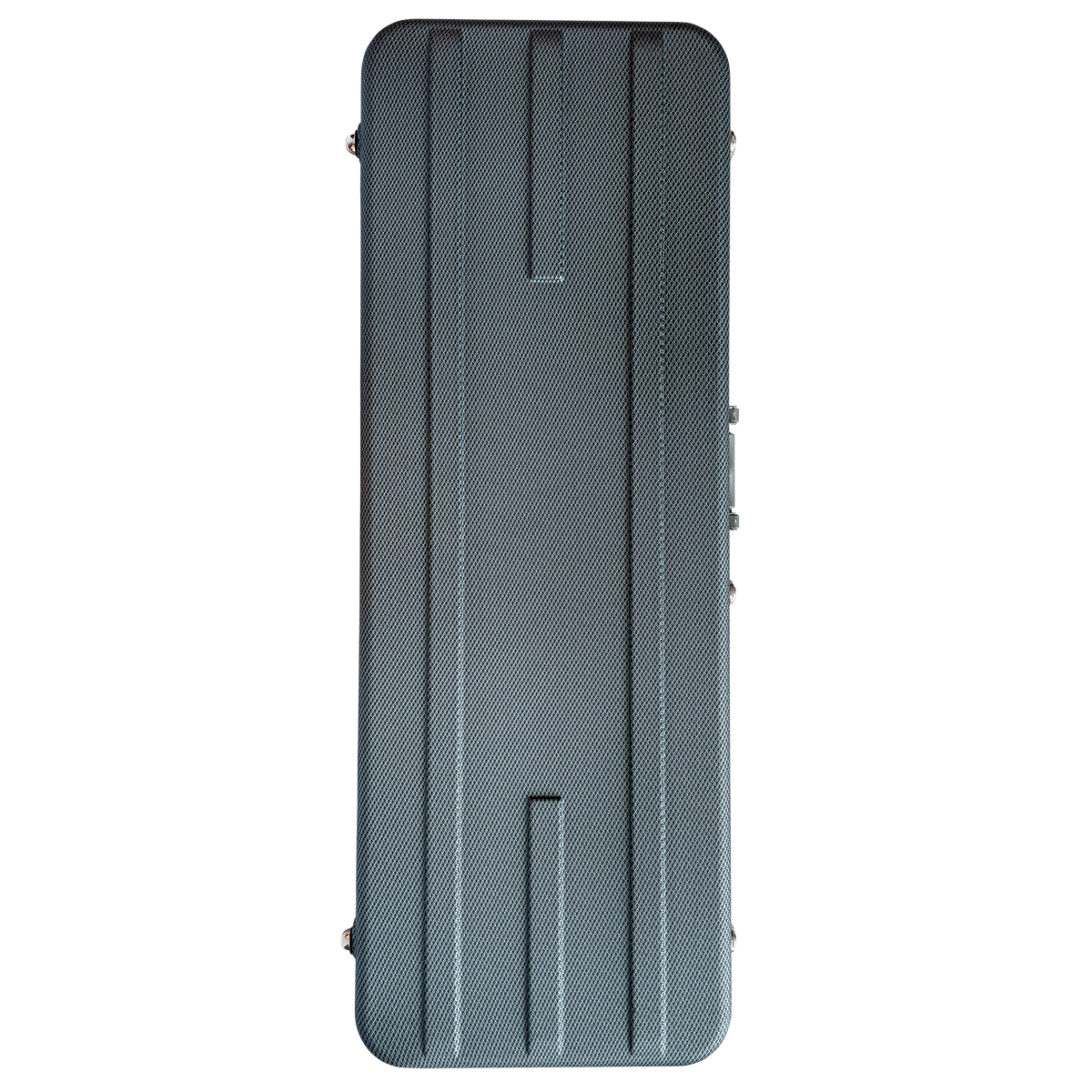 DCM EC2C ABS / Fibre Deluxe Electric Guitar Case Dark Silver Lining