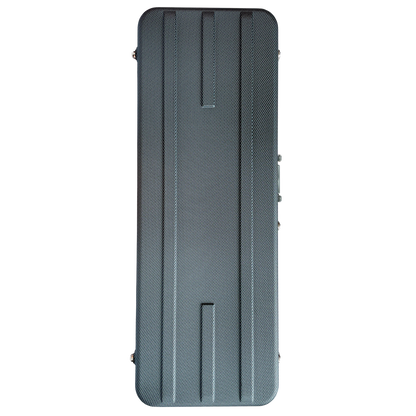 DCM EC2C ABS / Fibre Deluxe Electric Guitar Case Dark Silver Lining