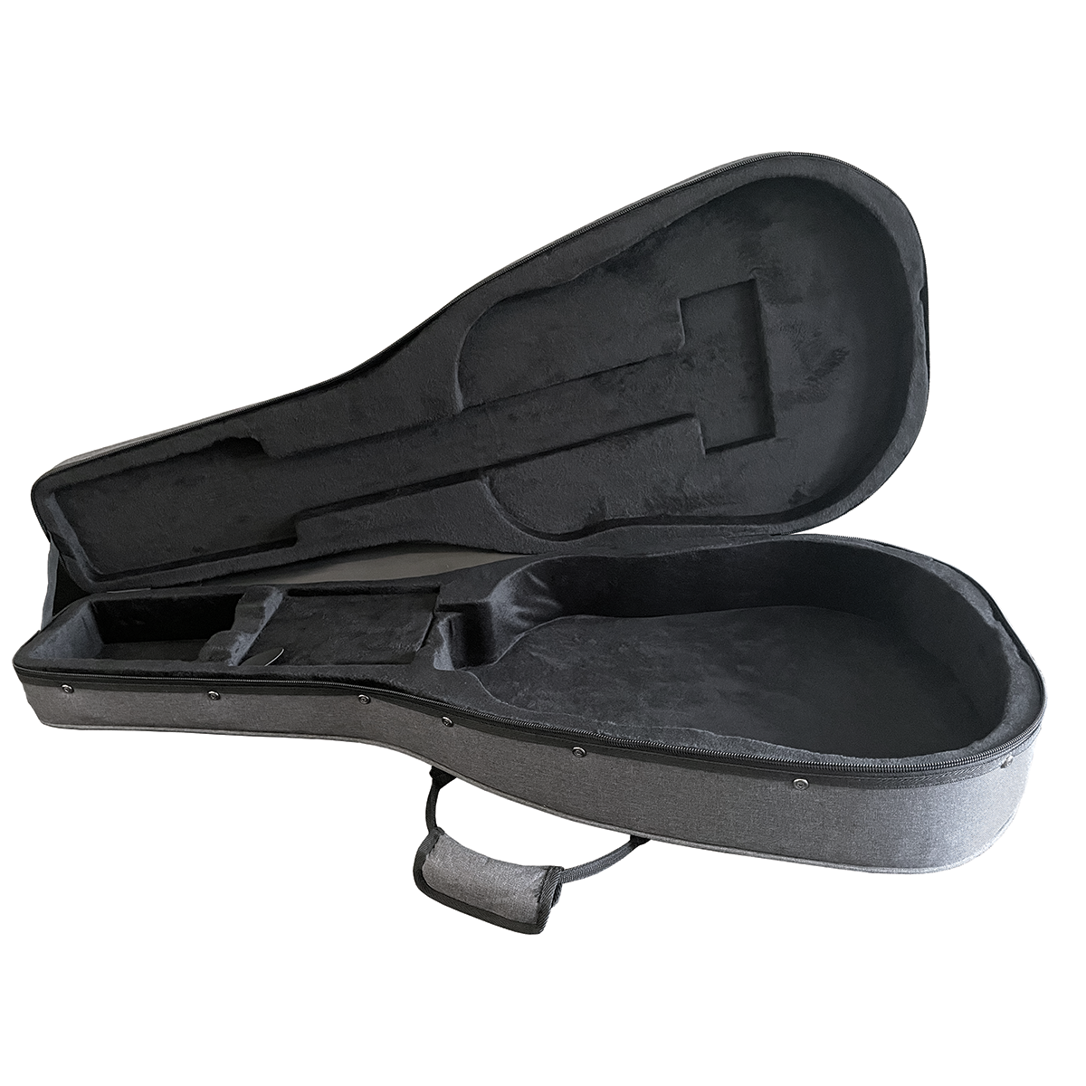 DCM Premium PFC Polyfoam Lightweight Classical Guitar Case Grey