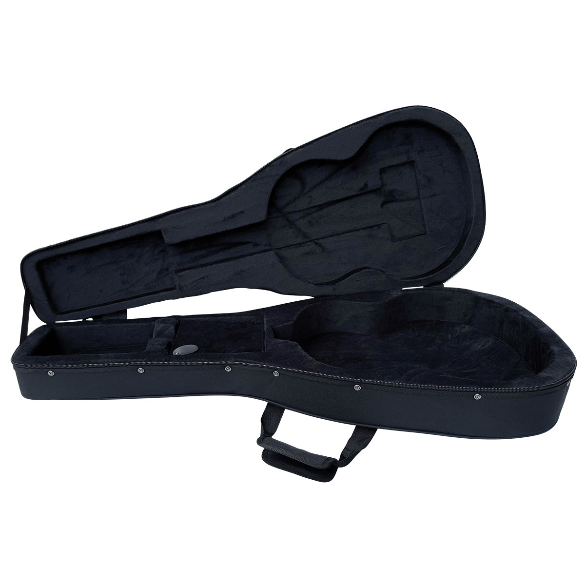 DCM Premium PFC Polyfoam Lightweight Classical Guitar Case Black