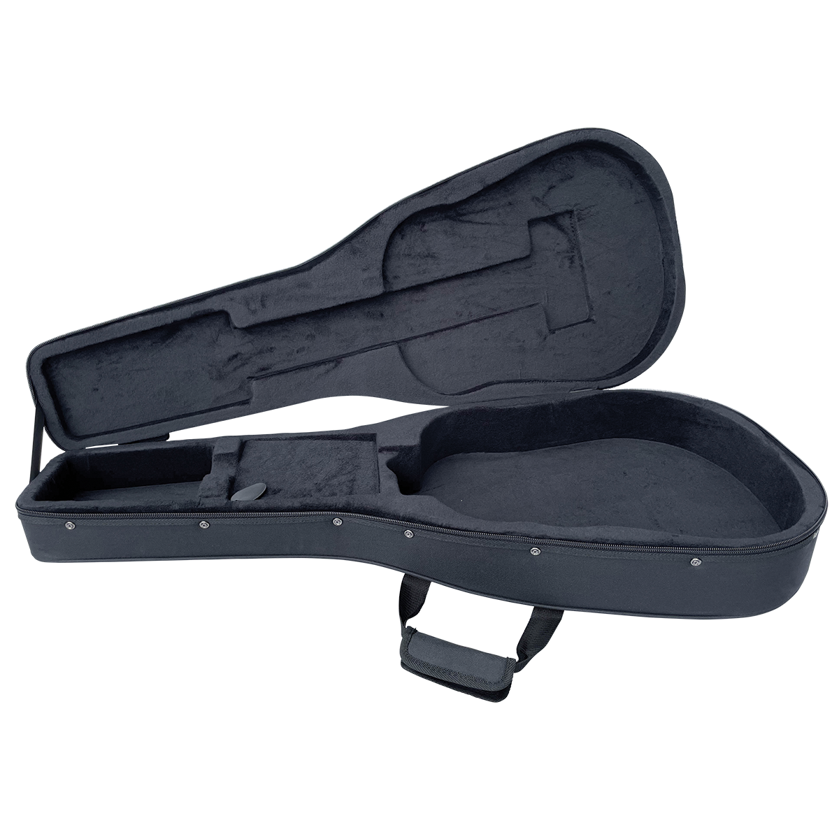 DCM Premium PFD  Polyfoam Lightweight Dreadnought Guitar Case Black