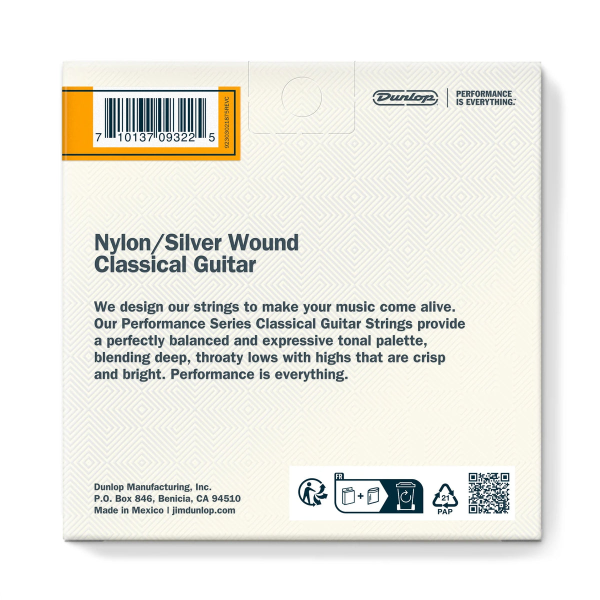 Dunlop Normal Tension Classical Guitar Strings | Performance Series