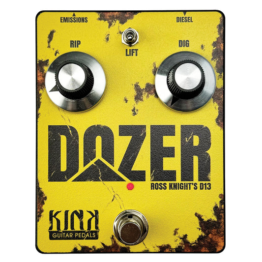 Kink Dozer Fuzz pedal collaboration with Cosmic Psychos
