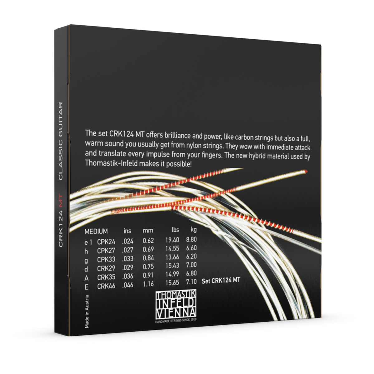 Thomastik CRK124MT Classic Guitar Series Medium Set 24-46