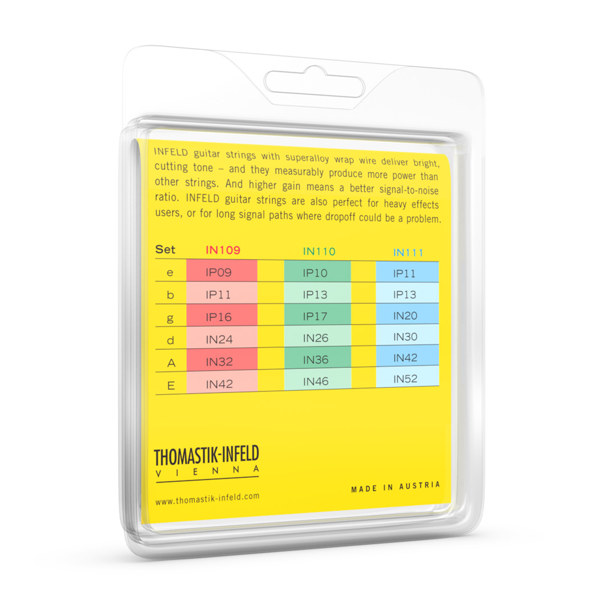 Thomastik IN110 Infeld Electric 10-46 Guitar String Set