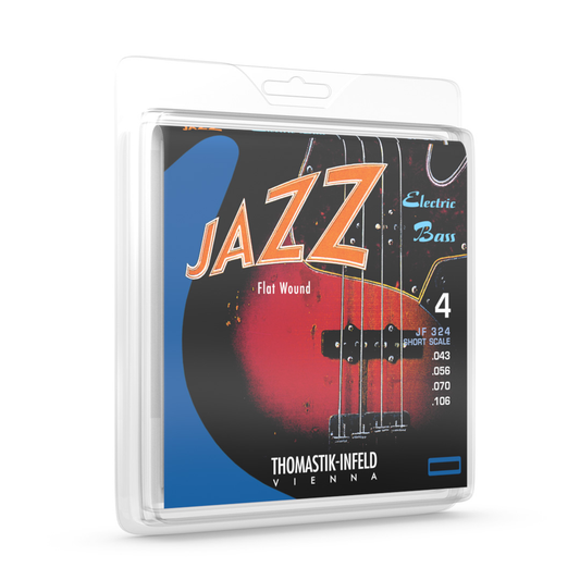Thomastik JF324 Jazz Flatwound 43-106 Electric Bass String Set 32" Scale