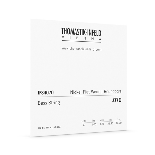 Thomastik JF34070 Flatwound Bass Guitar Single .70 String 34" Scale