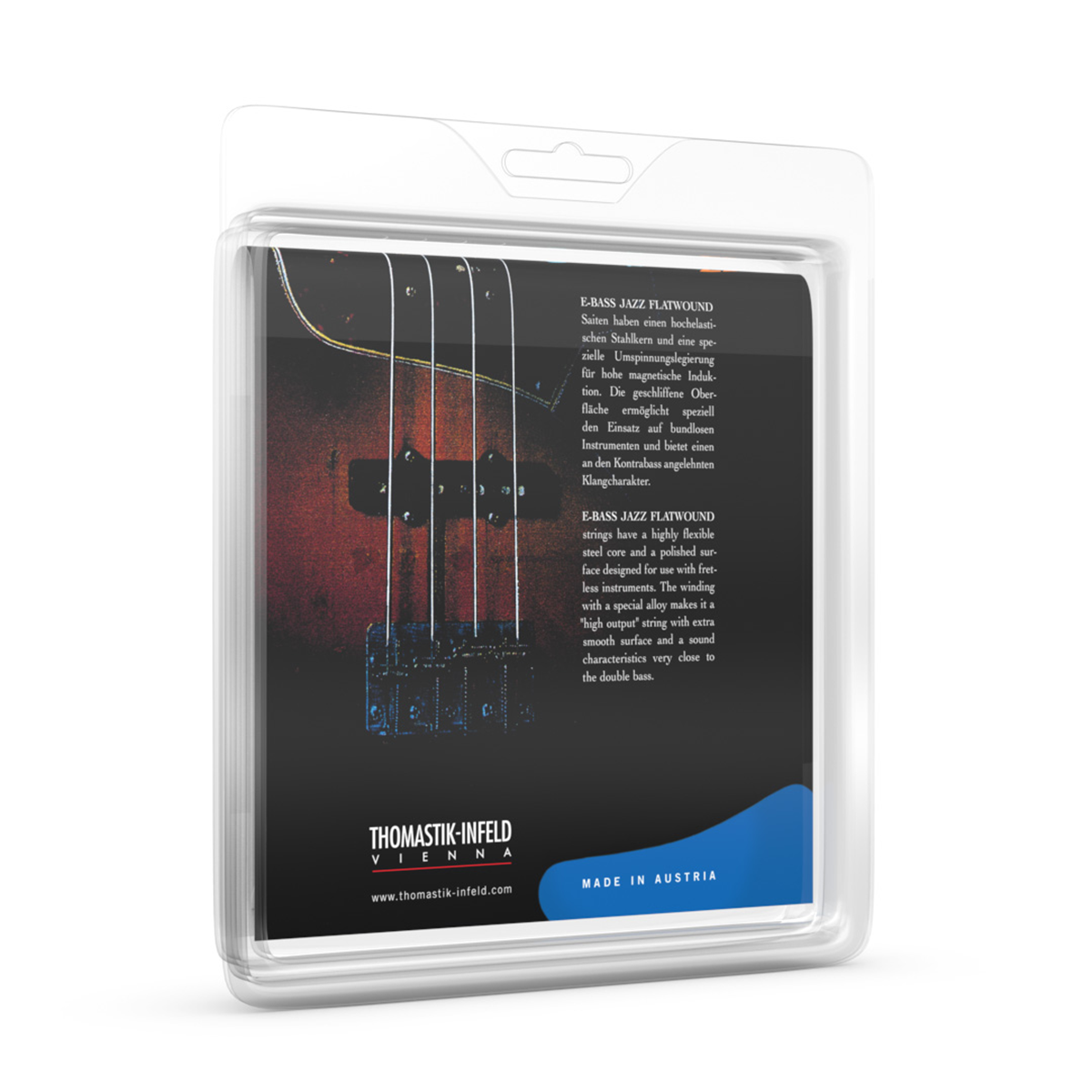 Thomastik JF344 Jazz Flat Wound 43-100 Electric Bass String Set