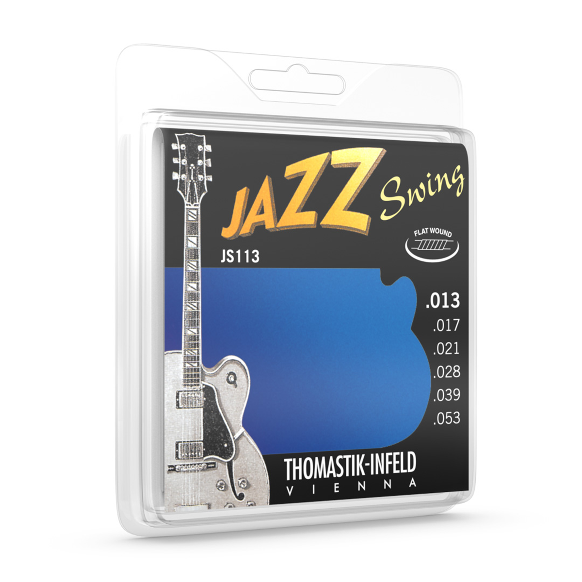 Thomastik JS113T Jazz Swing Series Flatwound Set 13/53 Tin plated trebles