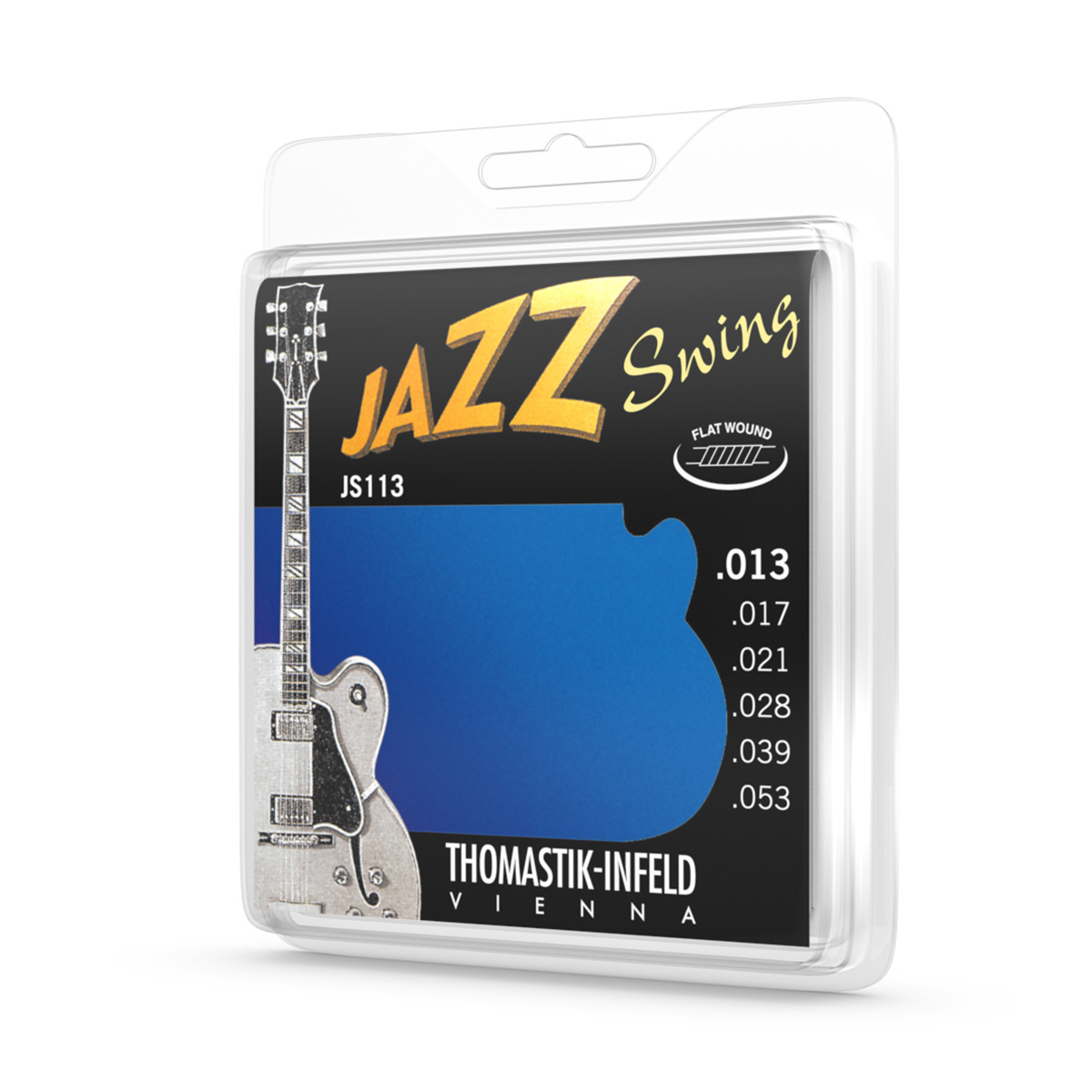 Thomastik JS113T Jazz Swing Series Flatwound Set 13/53 Tin plated trebles