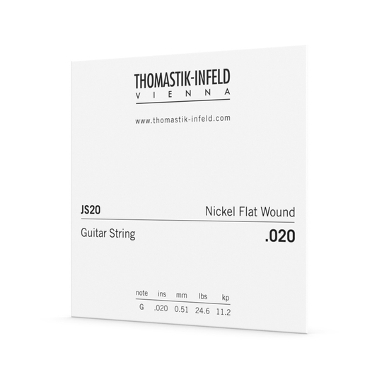 Thomastik Jazz .020 Single String Nickel Flatwound [DTJS20]