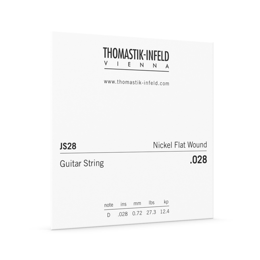 Thomastik Jazz .028 Single String Nickel Flatwound [DTJS28]